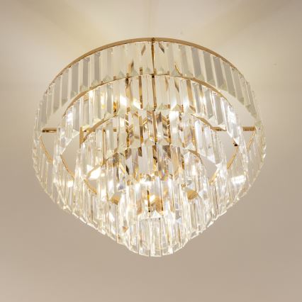 Brilagi - Lampadario a plafone CRYSTAL 5xE14/40W/230V oro