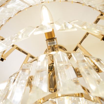 Brilagi - Lampadario a plafone CRYSTAL 5xE14/40W/230V oro
