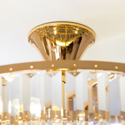 Brilagi - Lampadario a plafone CRYSTAL 5xE14/40W/230V oro