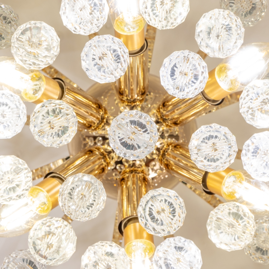 Brilagi - Lampadario a plafone CRYSTAL 6xE14/60W/230V oro