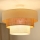 Brilagi - Lampadario a plafone DENVER LUNETA 1xE27/15W/230V diam. 45 cm beige/marrone/crema