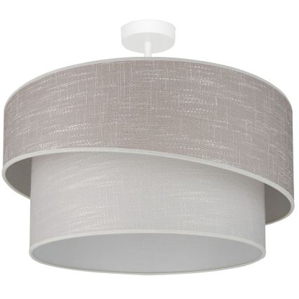 Brilagi - Lampadario a plafone DOVER SHINE 1xE27/15W/230V diametro 50 cm grigio/color crema