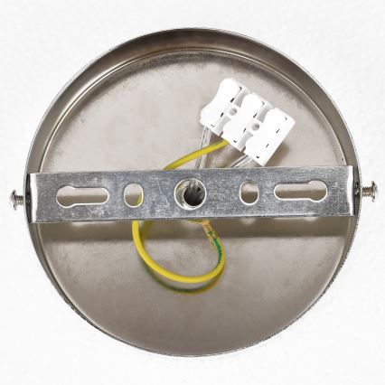 Brilagi - Lampadario a plafone ECLIPSE 7xE14/10W/230V Ø 48 cm, finitura argento