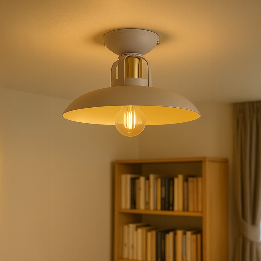 Brilagi - Lampadario a plafone FLAMENGO 1xE27/60W/230V beige