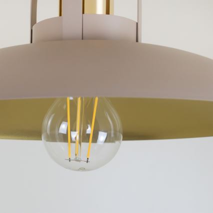 Brilagi - Lampadario a plafone FLAMENGO 1xE27/60W/230V beige