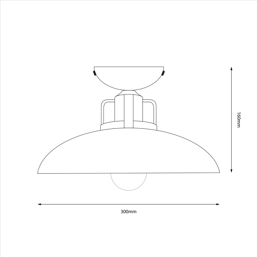 Brilagi - Lampadario a plafone FLAMENGO 1xE27/60W/230V beige