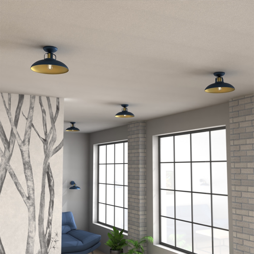 Brilagi - Lampadario a plafone FLAMENGO 1xE27/60W/230V blu