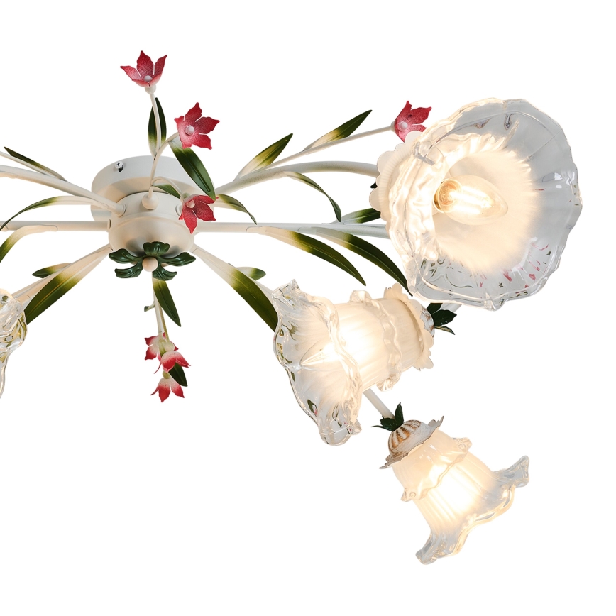 Brilagi - Lampadario a plafone FLORA 6xE14/60W/230V