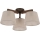 Brilagi - Lampadario a plafone LATTE 3xE27/60W/230V pino/beige