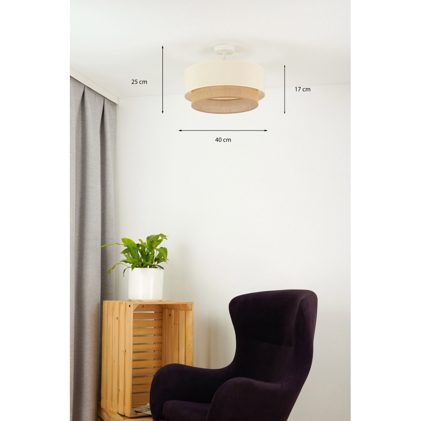 Brilagi - Lampadario a plafone LED BOHO STYLE 1xE27/15W/230V diametro 40 cm