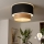 Brilagi - Lampadario a plafone LED CERIA 1xE27/40W/230V Ø 50 cm nero/beige