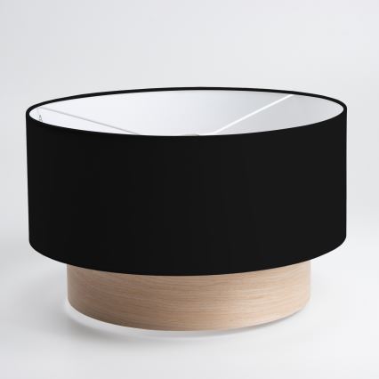 Brilagi - Lampadario a plafone LED CERIA 1xE27/40W/230V Ø 50 cm nero/beige