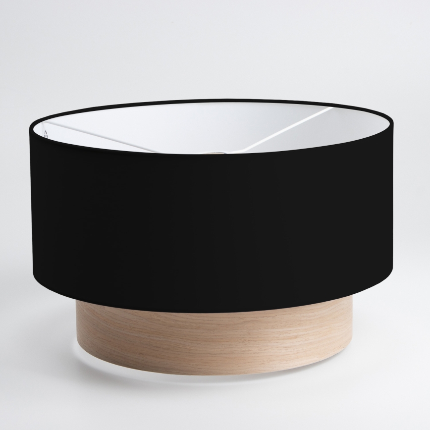 Brilagi - Lampadario a plafone LED CERIA 1xE27/40W/230V Ø 50 cm nero/beige