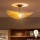 Brilagi - Lampadario a plafone LED CERIA BOHO 1xE27/60W/230V Ø 60 cm nero/beige