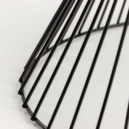 Brilagi - Lampadario a plafone LED CERIA WIRE 1xE27/40W/230V Ø 30 cm nero/rovere