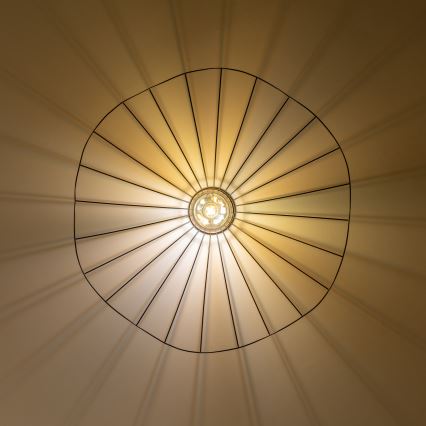 Brilagi - Lampadario a plafone LED CERIA WIRE 1xE27/40W/230V Ø 80 cm nero