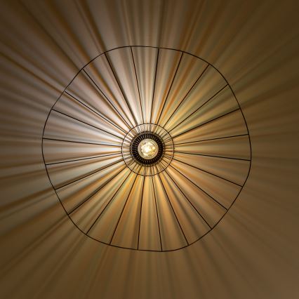 Brilagi - Lampadario a plafone LED CERIA WIRE 1xE27/40W/230V Ø 80 cm nero