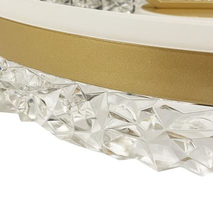 Brilagi - Lampadario a plafone LED dimmerabile LED/86W/230V 3000-6500K oro + telecomando