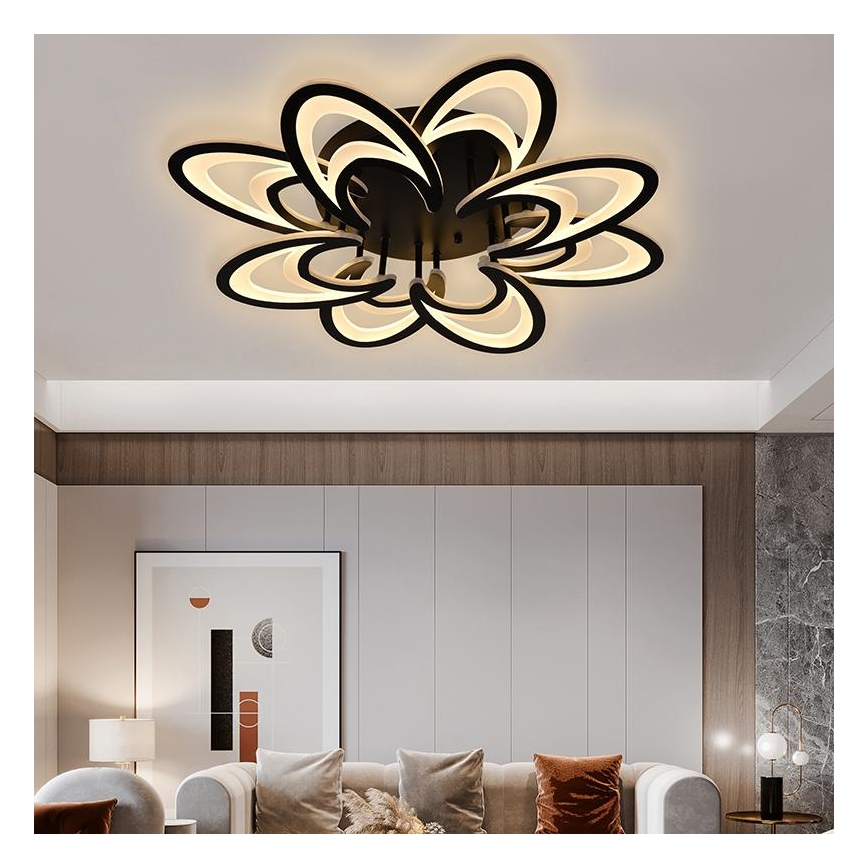 Brilagi - Lampadario a plafone LED dimmerabile TWIST LED/125W/230V 3000-6500K + telecomando
