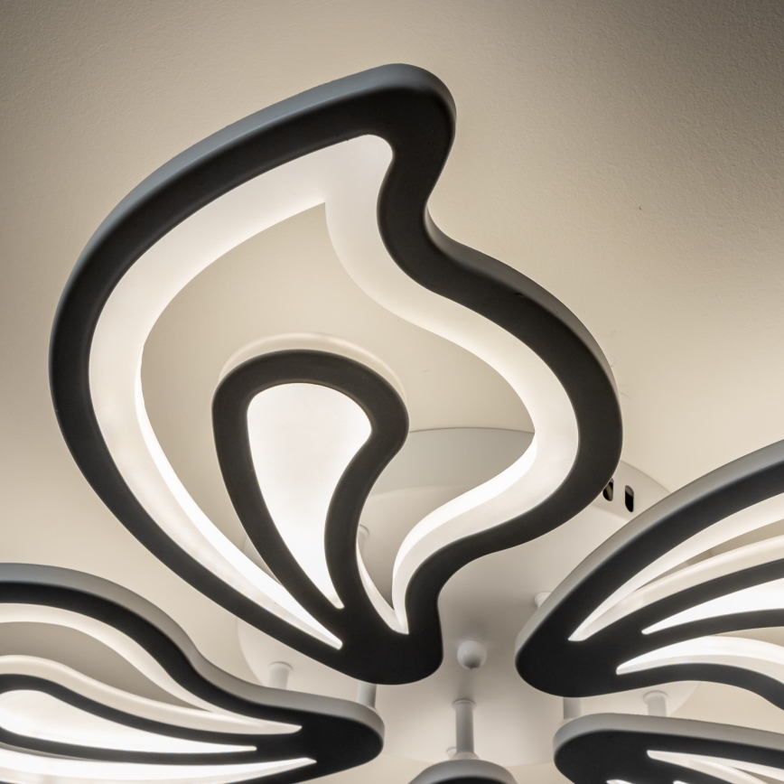 Brilagi - Lampadario a plafone LED dimmerabile TWIST LED/125W/230V 3000-6500K + telecomando