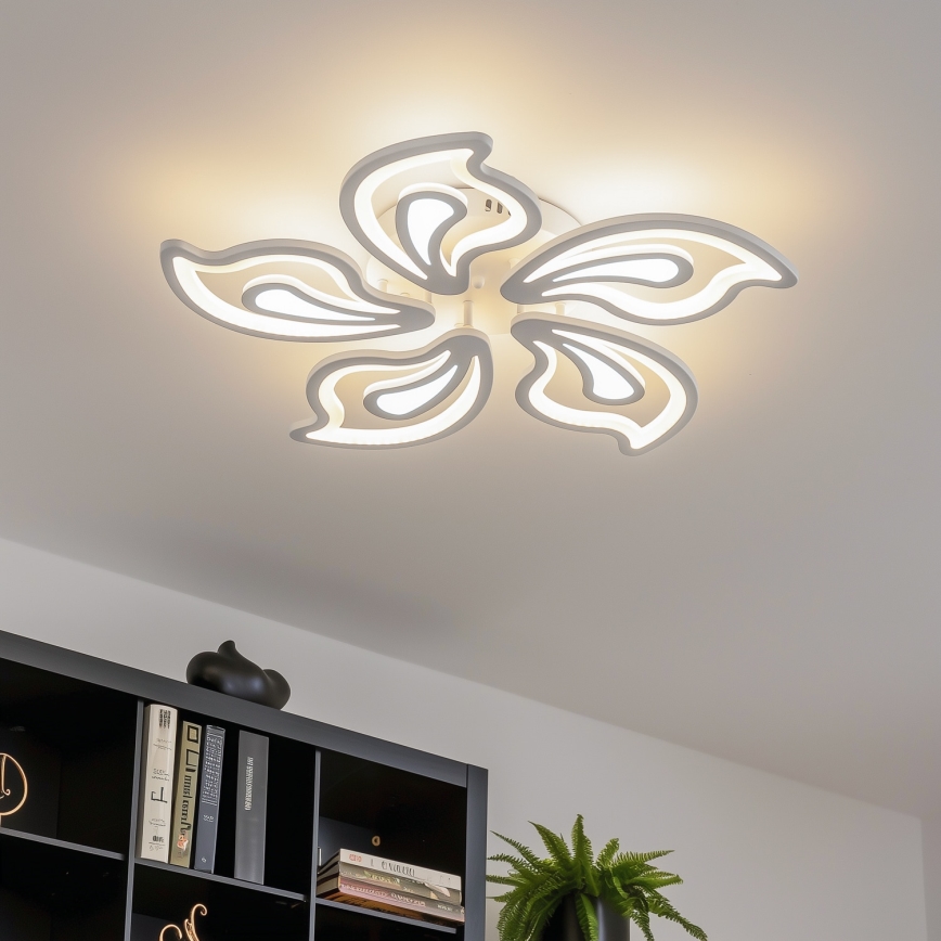 Brilagi - Lampadario a plafone LED dimmerabile TWIST LED/125W/230V 3000-6500K + telecomando