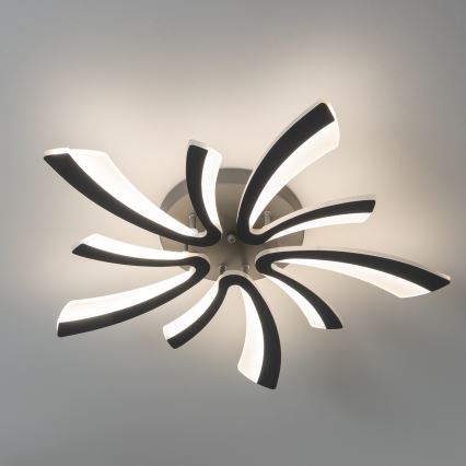 Brilagi - Lampadario a plafone LED dimmerabile TWIST LED/55W/230V 3000-6500K antracite + telecomando