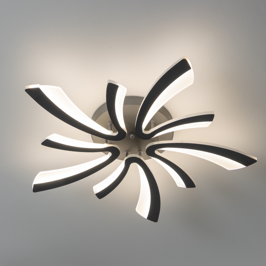 Brilagi - Lampadario a plafone LED dimmerabile TWIST LED/55W/230V 3000-6500K antracite + telecomando