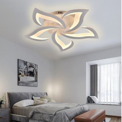 Brilagi - Lampadario a plafone LED dimmerabile TWIST LED/55W/230V 3000-6500K bianco + telecomando