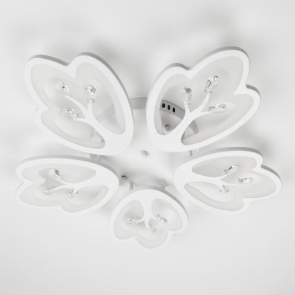 Brilagi - Lampadario a plafone LED dimmerabile TWIST LED/80W/230V 3000-6500K bianco + telecomando