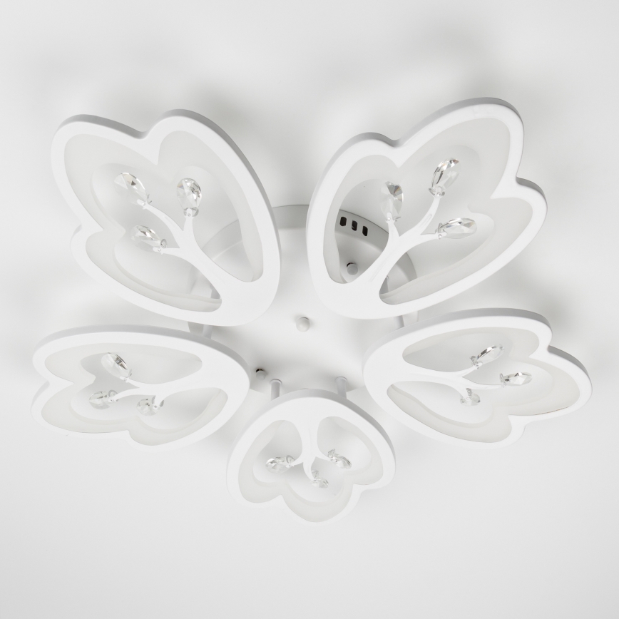 Brilagi - Lampadario a plafone LED dimmerabile TWIST LED/80W/230V 3000-6500K bianco + telecomando