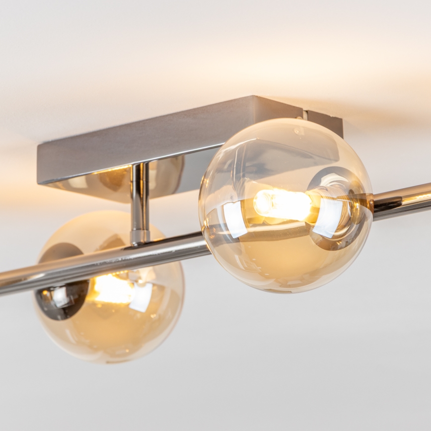 Brilagi - Lampadario a plafone LED MILLA 4xG9/3W/230V cromo lucido/oro