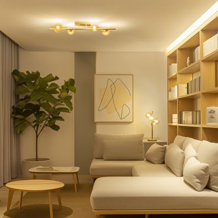 Brilagi - Lampadario a plafone LED MILLA 4xG9/3W/230V oro