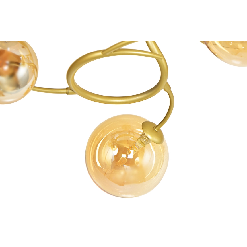 Brilagi - Lampadario a plafone LED MISTEL 15xG9/3W/230V oro