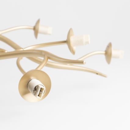 Brilagi - Lampadario a plafone LED MISTEL 15xG9/3W/230V oro