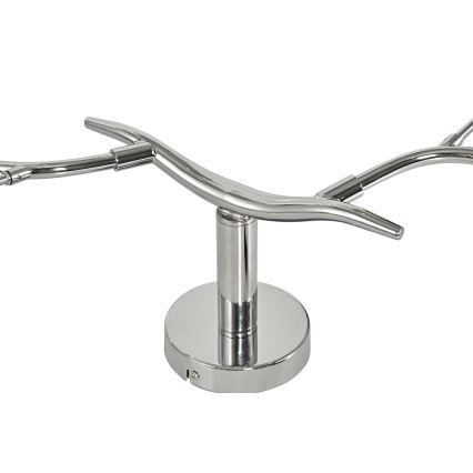 Brilagi - Lampadario a plafone LED MISTEL 6xG9/3W/230V cromo lucido/fumé