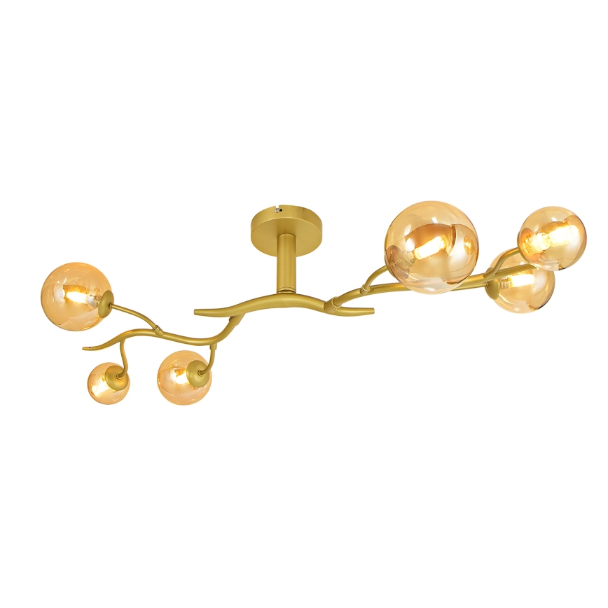 Brilagi - Lampadario a plafone LED MISTEL 6xG9/3W/230V oro