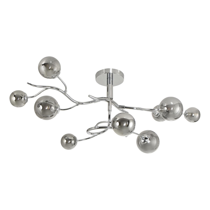 Brilagi - Lampadario a plafone LED MISTEL 9xG9/3W/230V cromo lucido/fumé