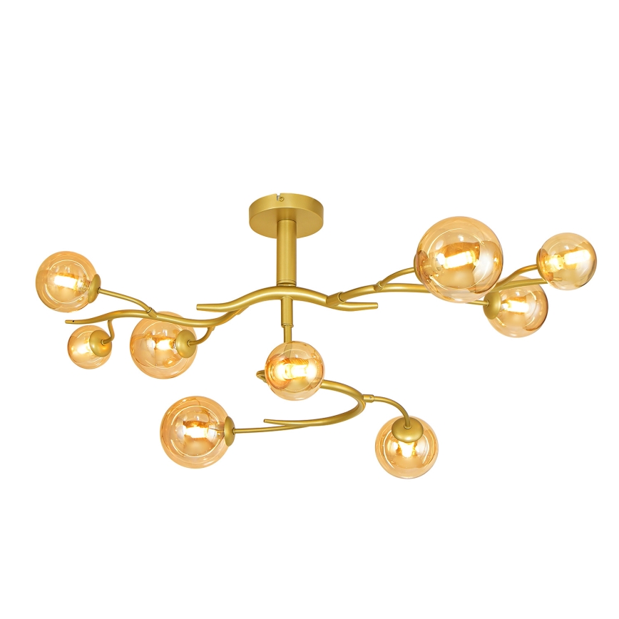 Brilagi - Lampadario a plafone LED MISTEL 9xG9/3W/230V oro