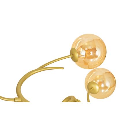 Brilagi - Lampadario a plafone LED MISTEL 9xG9/3W/230V oro