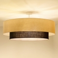 Brilagi - Lampadario a plafone LED Stile BOHO 3xE27/15W/230V Ø 80 cm crema/marrone