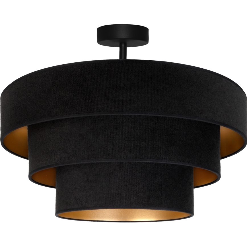 Brilagi - Lampadario a plafone LUNETA 1xE27/60W/230V Ø 40 cm nero/oro