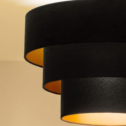 Brilagi - Lampadario a plafone LUNETA 1xE27/60W/230V Ø 40 cm nero/oro