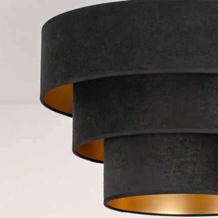 Brilagi - Lampadario a plafone LUNETA 1xE27/60W/230V Ø 40 cm nero/oro