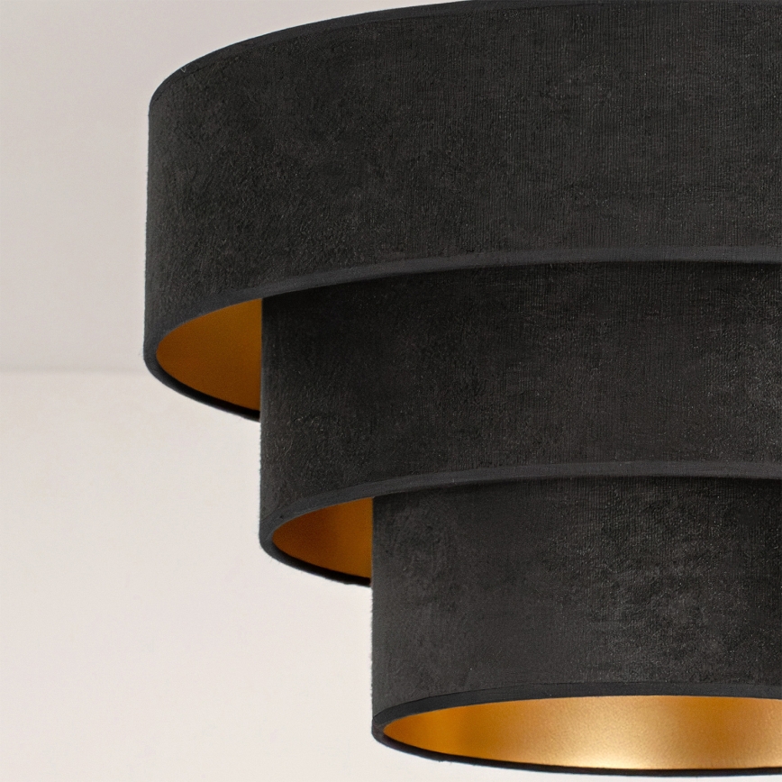 Brilagi - Lampadario a plafone LUNETA 1xE27/60W/230V Ø 40 cm nero/oro