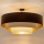 Brilagi - Lampadario a plafone LUNETA, 3xE27/60W/230V, Ø 80 cm, marrone/beige/crema