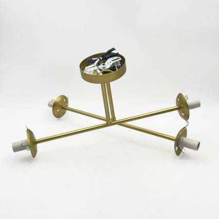 Brilagi - Lampadario a plafone MALIVA 4xE14/15W/230V oro/bianco