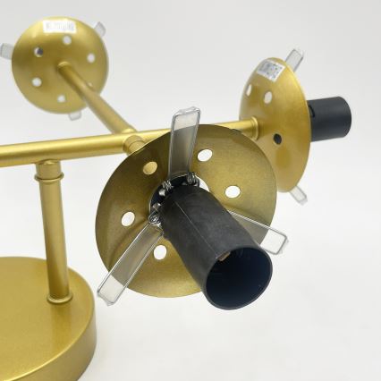 Brilagi - Lampadario a plafone MALONY 6xE14/20W/230V dorato