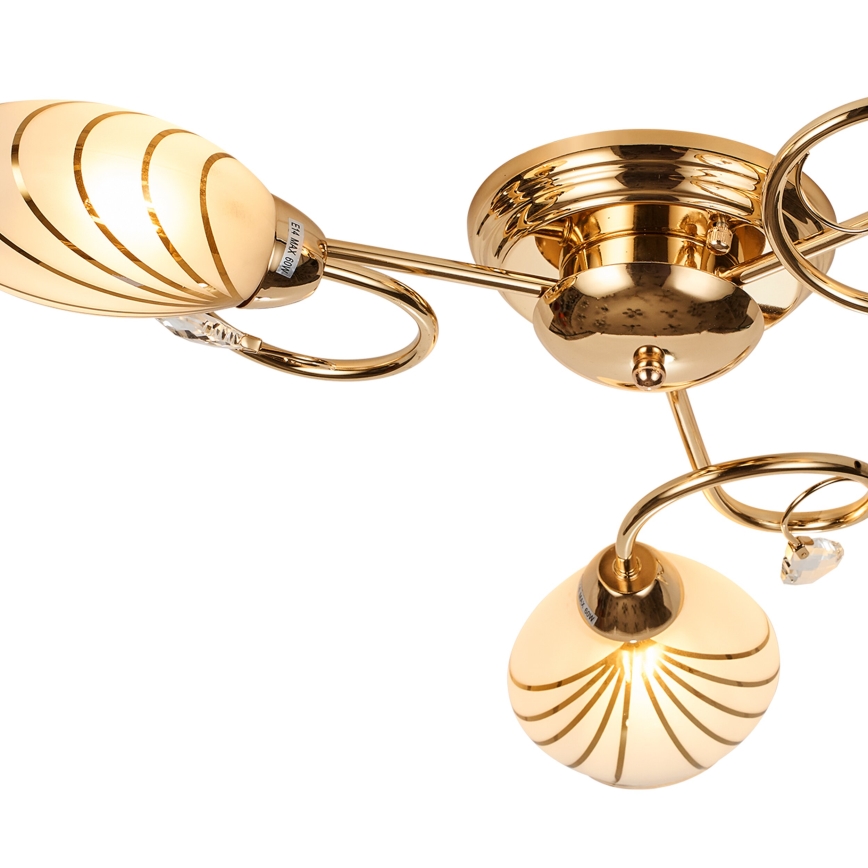Brilagi - Lampadario a plafone MEGAPOLIS 3xE14/60W/230V oro
