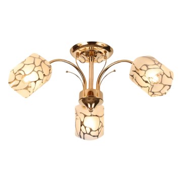 Brilagi - Lampadario a plafone MEGAPOLIS 3xE14/60W/230V oro