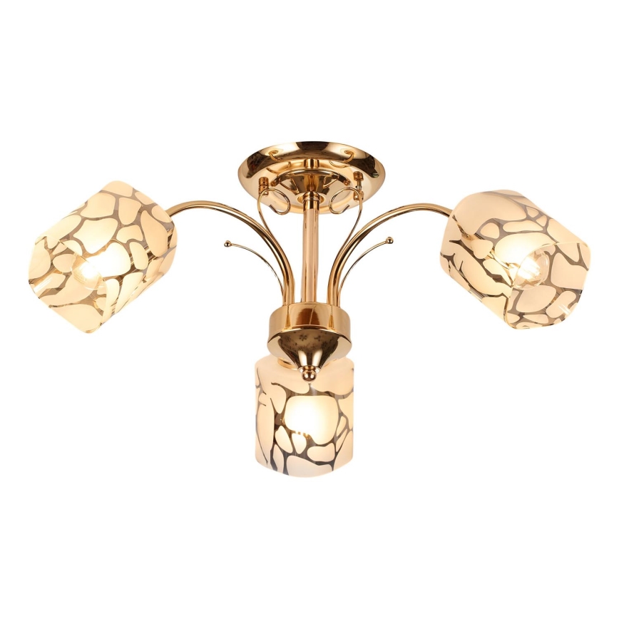 Brilagi - Lampadario a plafone MEGAPOLIS 3xE14/60W/230V oro